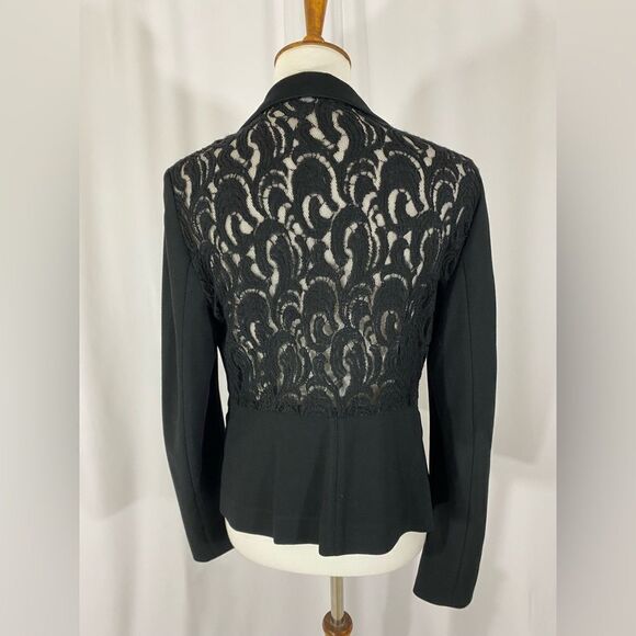 DKNYC Jackets & Blazers - DKNY Lace Insert Black Blazer